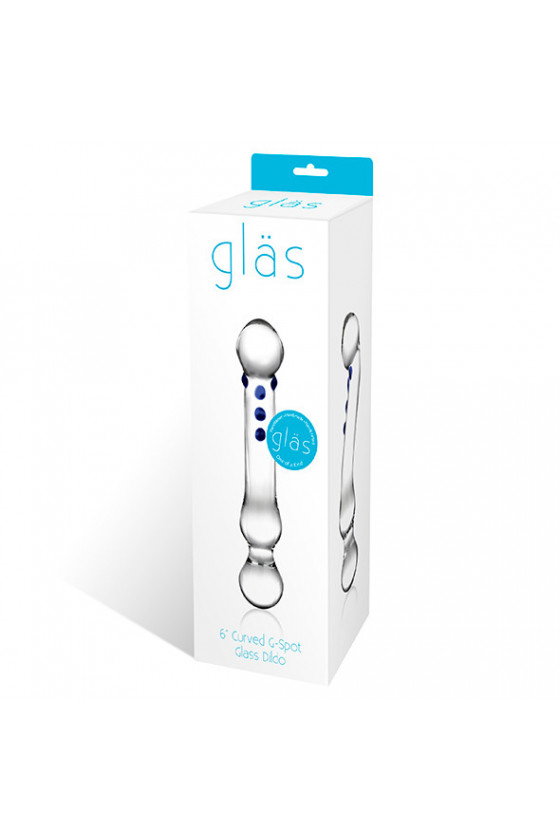 Szklana różdżka Curved G-Spot Glass Dildo Glas