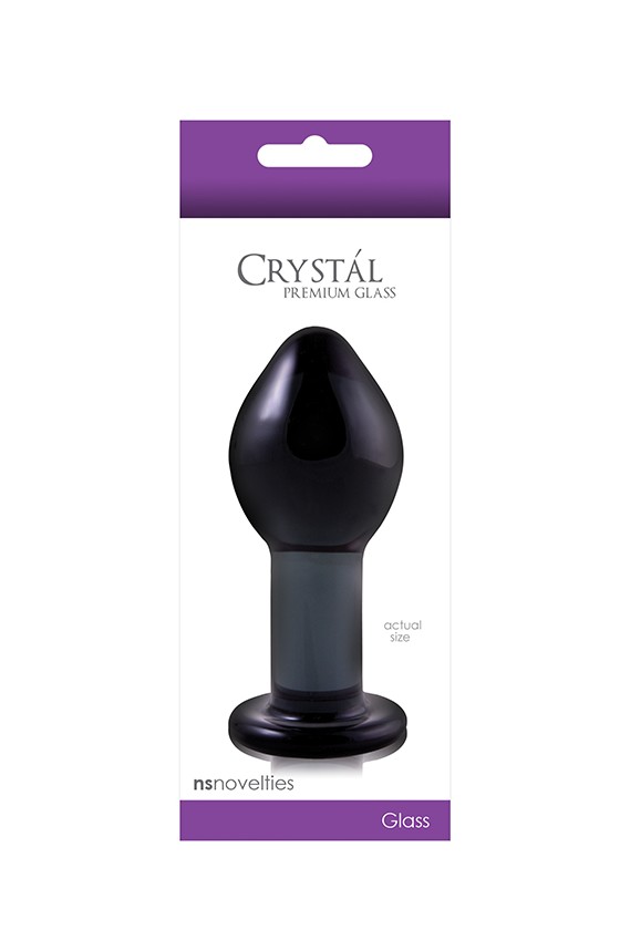 Szklany korek analny Ns Novelties Crystal Plug Large