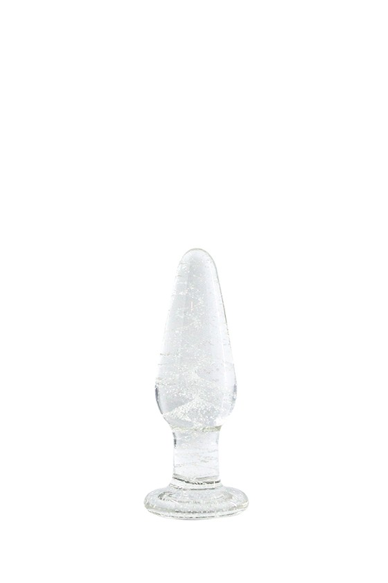 Szklany korek analny Ns Novelties Firefly Glass Tapered Plug