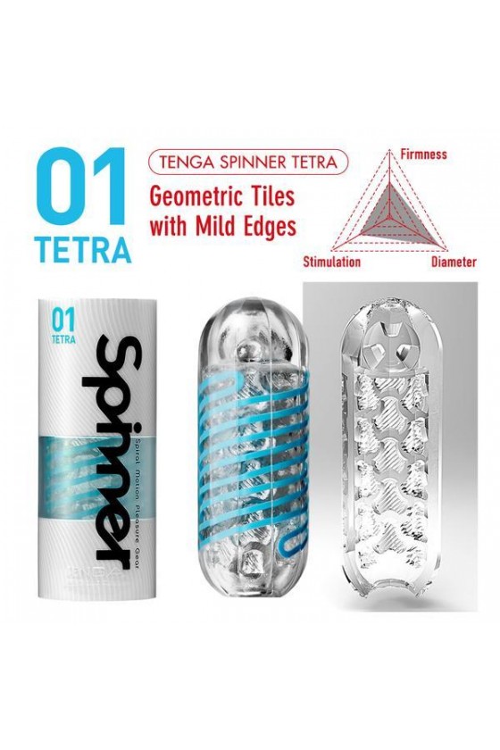 Masturbator Tenga Spinner - Hexa, Tetra, Shell, Brick, Beads, Pixel