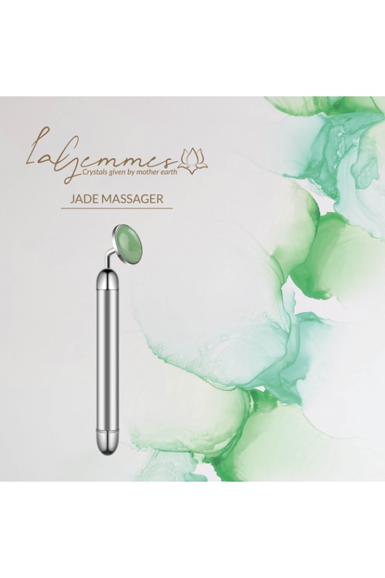 Wibrator i naszyjnik La Gemmes Lay-on Vibrator & Necklace Jade