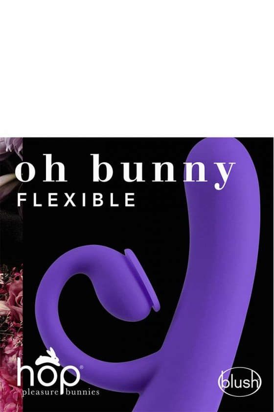 Króliczek z masażerem Air Pulse Blush Hop Oh Bunny