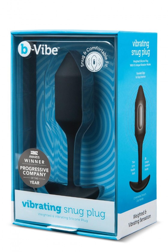 Wibrujący korek analny b-Vibe Vibrating Snug Plug - 5 rozmiarów