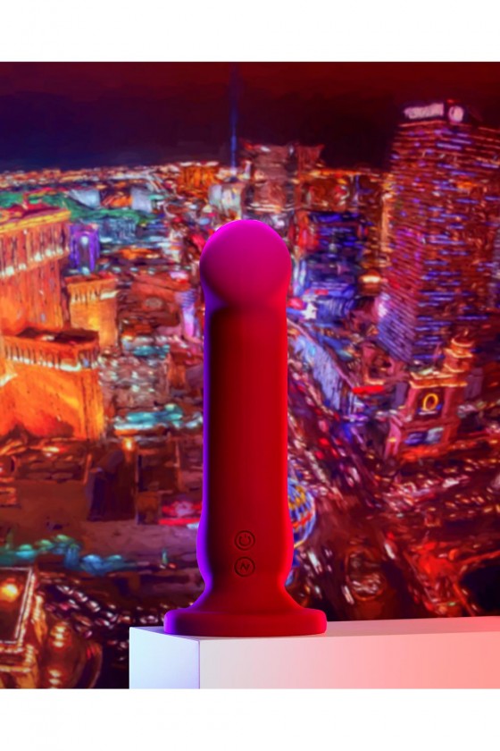 Wibrujące dildo Blush Impressions Las Vegas Crimson