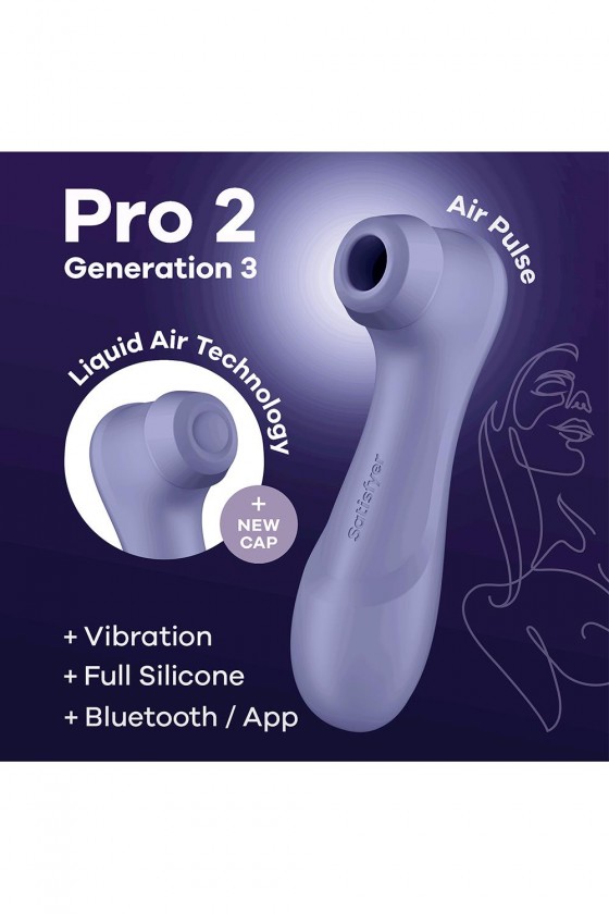 Bezdotykowy masażer Satisfyer Pro 2 Generation 3 Bluetooth