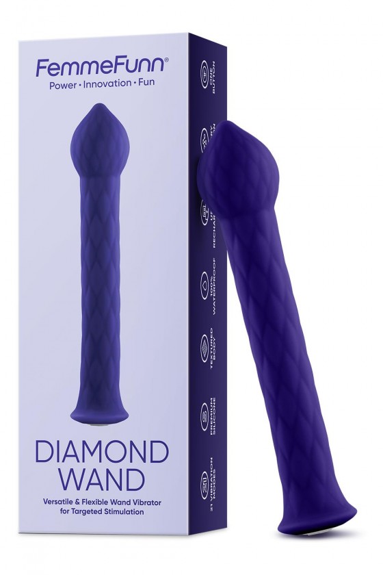 Wibrator punktu G FemmeFunn Diamond Wand