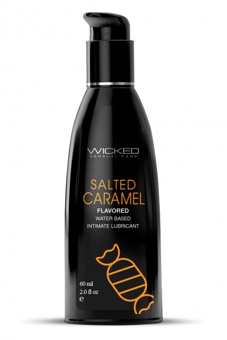 Jadalny lubrykant Wicked® Aqua Salted Caramel 60 ml i 120 ml