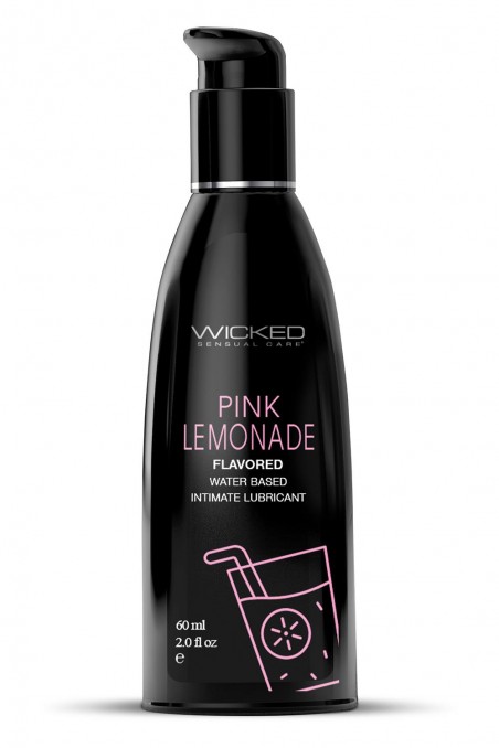 Jadalny Lubrykant Wicked® Aqua Pink Lemonade 60 ml, 120 ml