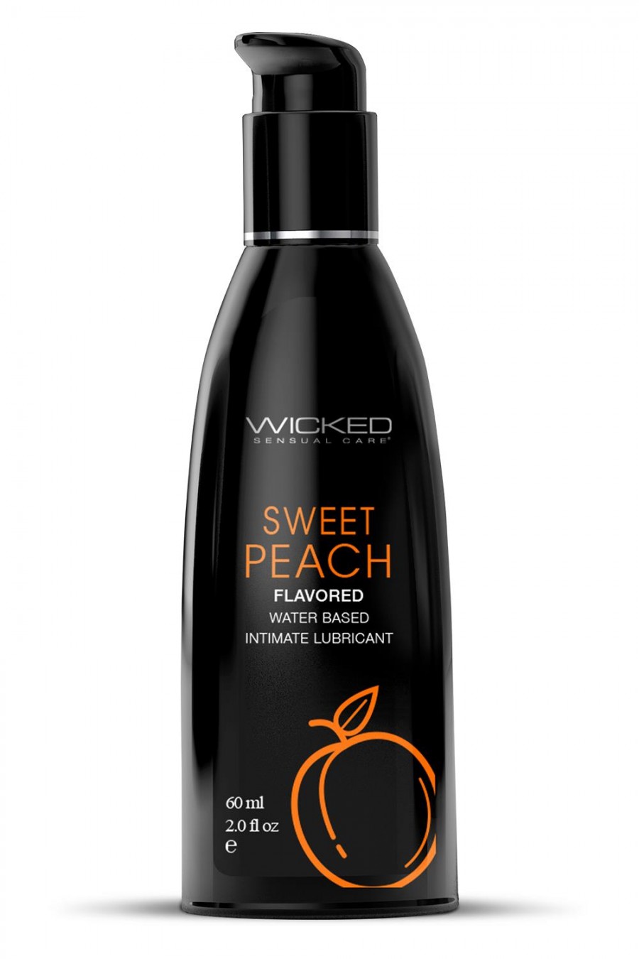 Brzoskwiniowy lubrykant Wicked® Aqua Sweet Peach 60 ml i 120 ml