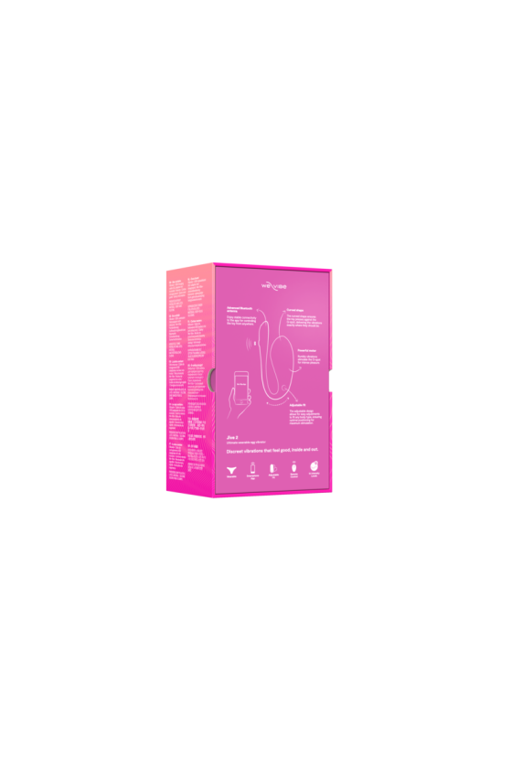 We-Vibe Jive 2 | Zdalnie sterowany wibrator jajeczko | Lula Pink