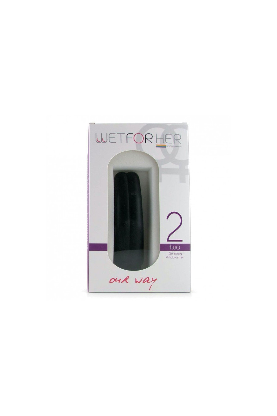 WET FOR HER TOY TWO SEX TOY BLACK