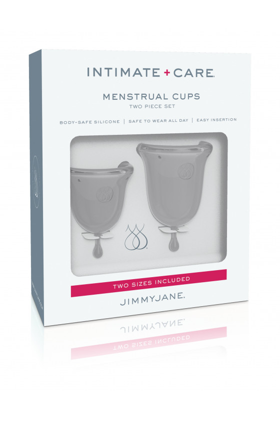 Dwa kubeczki menstruacyjne JimmyJane Intimate Care